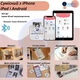 Карманный принтер Phomemo T02 WHITE, для печати этикеток наклеек + 1 рулон термобумаги - изображение 5