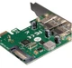 Адаптер Frime NEC720202 (ECF-PCIEtoUSB007.LP) PCI-E-2xUSB3.0+USB3.0 Type-C - зображення 4
