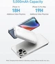 Магнитная батарея Anker MagGo 321 Magnetic Magsafe Powerbank 5000mAh Павербанк с беспроводной зарядкой Белый - изображение 4