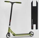 Трюковый самокат Best Scooter Freestyle N-56307 Черный / Олива с алюминиевыми дисками и усиленной рамой - изображение 1