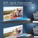 Мультимедійний проектор VicTsing BH506A HD Wi-Fi Bluetooth з динаміками - зображення 2
