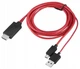 MHL (micro usb 5pin) адаптер дублирование экрана ТВ со смартфона/HDMI 1080P Samsung LG Sony s-m18 (582362135) Красный - изображение 7