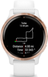 Zegarek sportowy Garmin Venu 2S Rose Gold Bezel with White Case and Silicone Band (010-02429-13) - obraz 8