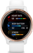 Zegarek sportowy Garmin Venu 2S Rose Gold Bezel with White Case and Silicone Band (010-02429-13) - obraz 9