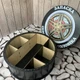 Коробка для подарунка кругла 30х30х10 см Запаска справжнього чоловіка (з перегородками) - изображение 1