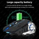 Тихая игровая беспроводная мышь Bluetooth/беспроводное соединение 2,4 ГГц с аккумулятором, с RGB подсветкой для ПК, ноутбуков, планшетов, черная - изображение 3