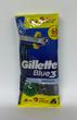 Одноразові станки для гоління чоловічі Gillette Blue 3 Smooth 4 + 2 шт - зображення 2