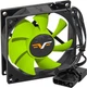 Вентилятор Frime FGF80 3Pin 80 мм Black/Green (FGF80HB3) - изображение 1