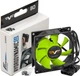 Вентилятор Frime FGF80 3Pin 80 мм Black/Green (FGF80HB3) - изображение 3