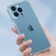 Прозрачный силиконовый чехол накладка Oucase для iPhone 15 Pro Max, Transparent - изображение 2