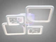 LED люстра с димером и подсветкой, 100W (арт. 8157/2+2WH 3col dim) - изображение 3