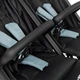 Детская прогулочная коляска для двойни FreeON Active TWIN черно-зеленая - изображение 14