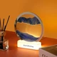 Настольная LED лампа ночник 3D Песочные часы/Движущийся песок с подсветкой сенсор USB - изображение 1