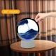 Настольная LED лампа ночник 3D Песочные часы/Движущийся песок с подсветкой сенсор USB - изображение 3