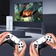 Игровая консоль M15 Plus 64Gb 20000+ игр Pro 4K Game Stick + 2 беспроводные джойстики White - изображение 2