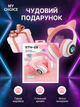 Бездротові навушники з котячими вушками CAT EAR Bluetooth 5.0 + EDR дитячі навушники, ігрові з блютуз гарнітурою та LED підсвічуванням, фіолетові - зображення 10