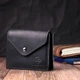 Стильный кошелек из натуральной кожи GRANDE PELLE 16802 Черный - изображение 6