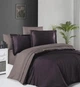 Постільна білизна First Choice сатин Dark Deluxe - Serenity purple-lilac євро - зображення 3