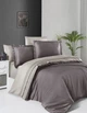 Постельное белье First Choice сатин Deluxe - Serenity lilac-beige евро - изображение 1