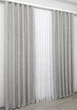 Комплект готовых штор VR-Textil Лен мрамор Pavliani № 1179ш Серый 100х270 см 2 шт (31-461) - изображение 5