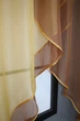 Кухонная занавеска VR-Textil № 029к коричневый с янтарным 280х170 см (50-541) - изображение 3