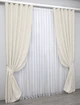 Комплект готовых штор VR-Textil Жаккард Sultan YL № 1294ш Молочный 100х270 см 2 шт (31-562) - изображение 3