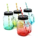 Стеклянная банка с ручкой Mason Jar Красная, 450 мл - изображение 2