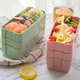 Ланч-бокс з еко пластику Lunch Box 900 ml, рожевий - зображення 4