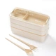 Еко ланч-бокс з біопластика Lunch Box 900 ml, бежевий - зображення 1