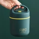 Комплект термосумка и ланч бокс - термо супница Food 490 мл, зеленый - изображение 5