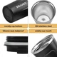 Металлическая термокружка Coffe Tumbler 500 мл - черная - изображение 5