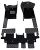 Коврики в салон SKOPA Textile Infiniti QX60 R3 1 пок. 2013-2021 черные ST-29 - изображение 1