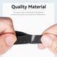 Стяжка для кабелів Vention Hook & Loop Cable Tie 120мм x 12мм Black (KANB0) (KANB0) - зображення 2