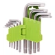 Набір ключів гнутих TORX 9 пр. T10 -T50 Alloid НТ-0912 - зображення 2