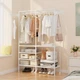 Вешалка для одежды Simple coat rack double W-8518 Белый - изображение 2