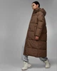 Пуховик жіночий довгий X-Woyz LS-8918-26 59769 M коричневий - изображение 4