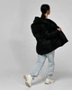 Жіноча куртка з поясом X-Woyz LS-8881-81 L чорний - изображение 2
