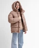 Жіночий пуховик oversize X-Woyz LS-8917-26 L капучино - изображение 3