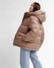 Жіночий пуховик oversize X-Woyz LS-8917-26 L капучино - изображение 4