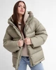 Жіночий пуховик oversize X-Woyz LS-8917-1 L оливковий - изображение 2