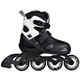 Ролики детские Micro Joy Black/White размер 33-36 (smj516) - изображение 1