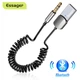 Bluetooth ресивер Essager Bluetooth 5.0 Aux Adapter Car Wireless Receiver USB to 3.5mm Jack Audio Music Mic Grey (EBTEB01-JS0A) - изображение 2