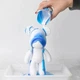 Флюидный медвежонок Punk Fluid Bear Bearbrick с красками, набор для творчества сделай сам DIY мишка 33 см - изображение 12