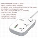 Удлинитель сетевой Ldnio SCW3451 сетевой фильтр умный c Wi-Fi 4 порта 3 розетки - изображение 8