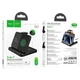 Зарядне бездротове Hoco CQ7 Pass folding 3-in-1 (для смартфонів Samsung + годинник + навушників) - зображення 2