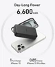 Магнитная батарея Anker MagGo Power Bank 6600mAh, ультрабыстрая 15 Вт для iPhone 17/17 Pro/17 Pro Max, iPhone 16/15/14/13/12 Series - Black - изображение 4