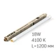 Лампа LED линейная VIDEX T8 18W 1.2м 4100K цоколь G13 220V матовая (VL-T8b-18124) - изображение 1