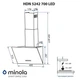 Вытяжка декоративная Minola HDN 5242 WH 700 LED - изображение 12