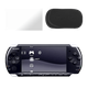 Набор Консоль Sony PlayStation Portable Slim PSP-3ххх Модифицированная 32GB Black Б/У + Защитная Пленка RMC Trans-Clear + Чехол Мягкий - изображение 1