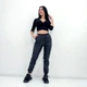 Штаны-джоггеры из экокожи Fashion 50/52 черный - изображение 2